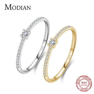 Bague Carrée Zircon – Argent 925