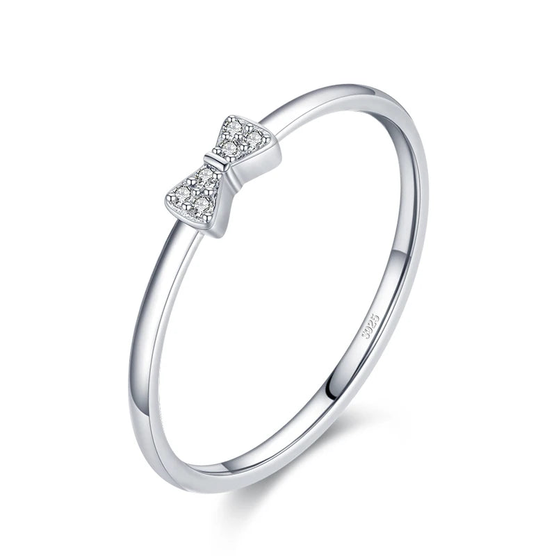 Bague Carrée Zircon – Argent 925