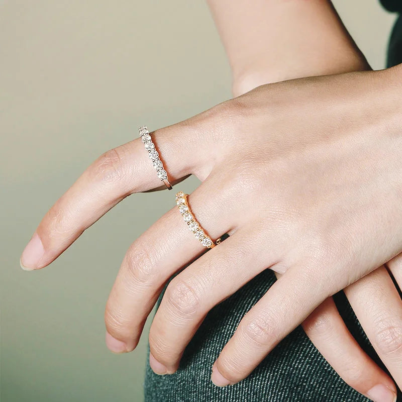 Bague Moissanite 0.7CT – Argent 925