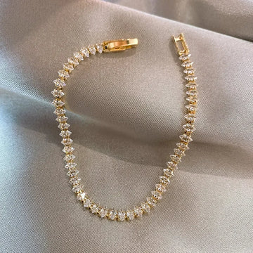 Bracelet Cristal Géométrique – Style Luxe