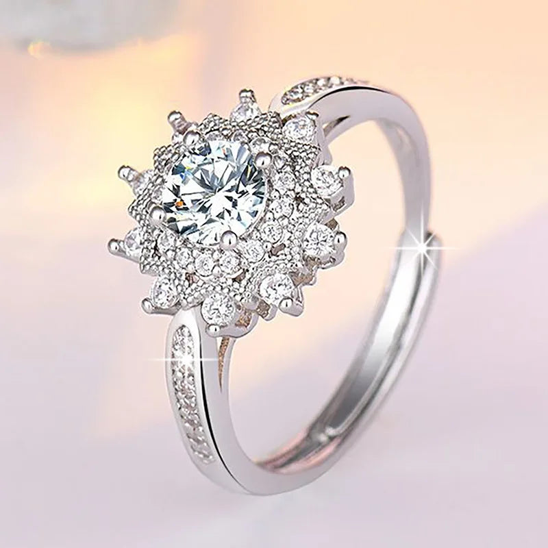 Bague Zircon Brillant – Argent 925