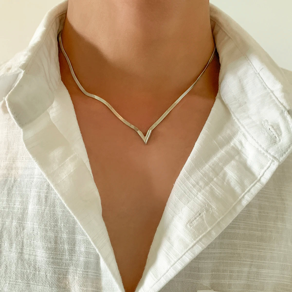 Collier Chaîne Serpent – Pendentif V