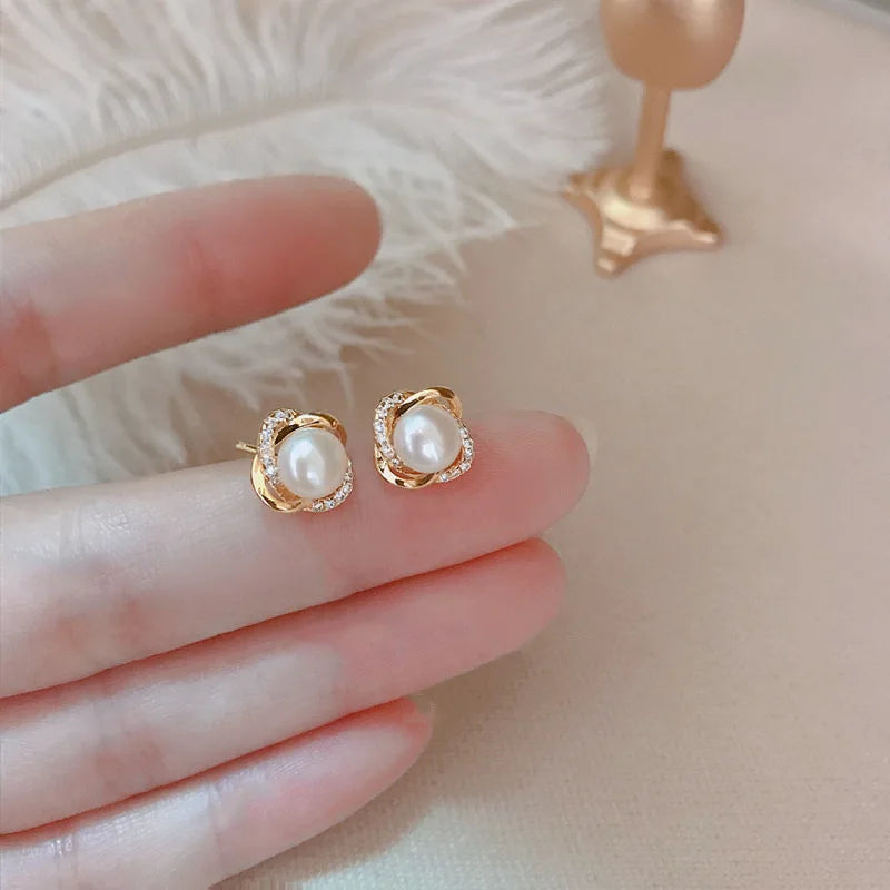 Boucles d’Oreilles Perle – Argent 925 Élégant
