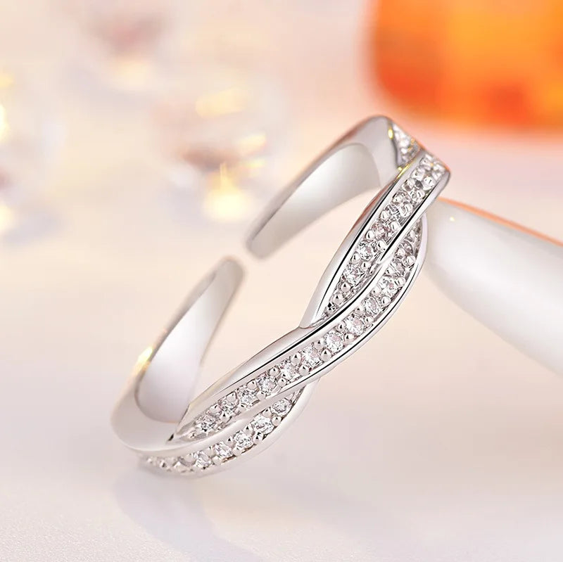 Bague Zircon Brillant – Argent 925
