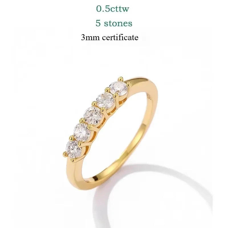 Bague Moissanite 0.7CT – Argent 925