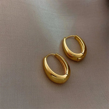 Boucles d’Oreilles Créoles – Métal Élégant
