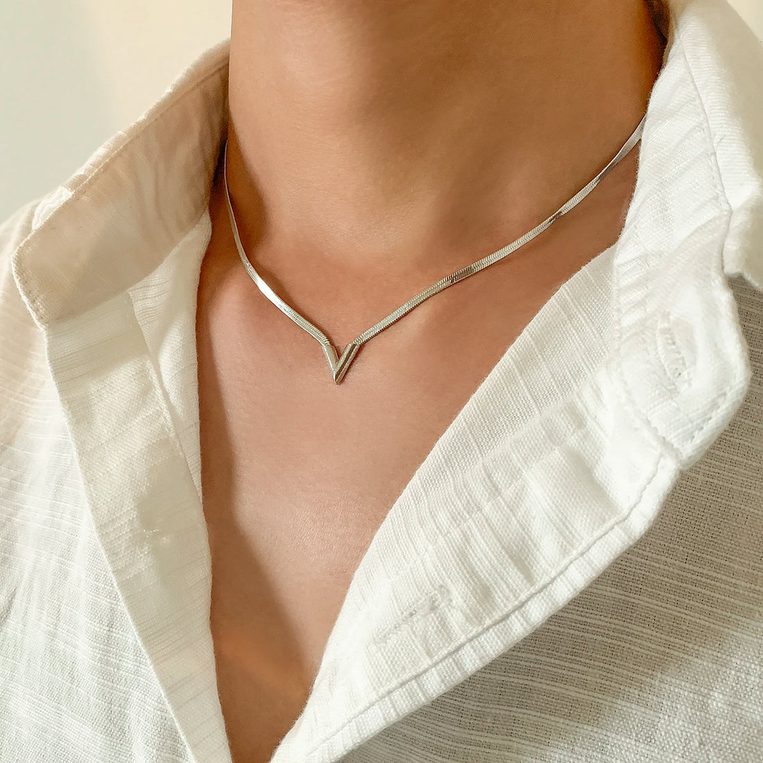 Collier Chaîne Serpent – Pendentif V