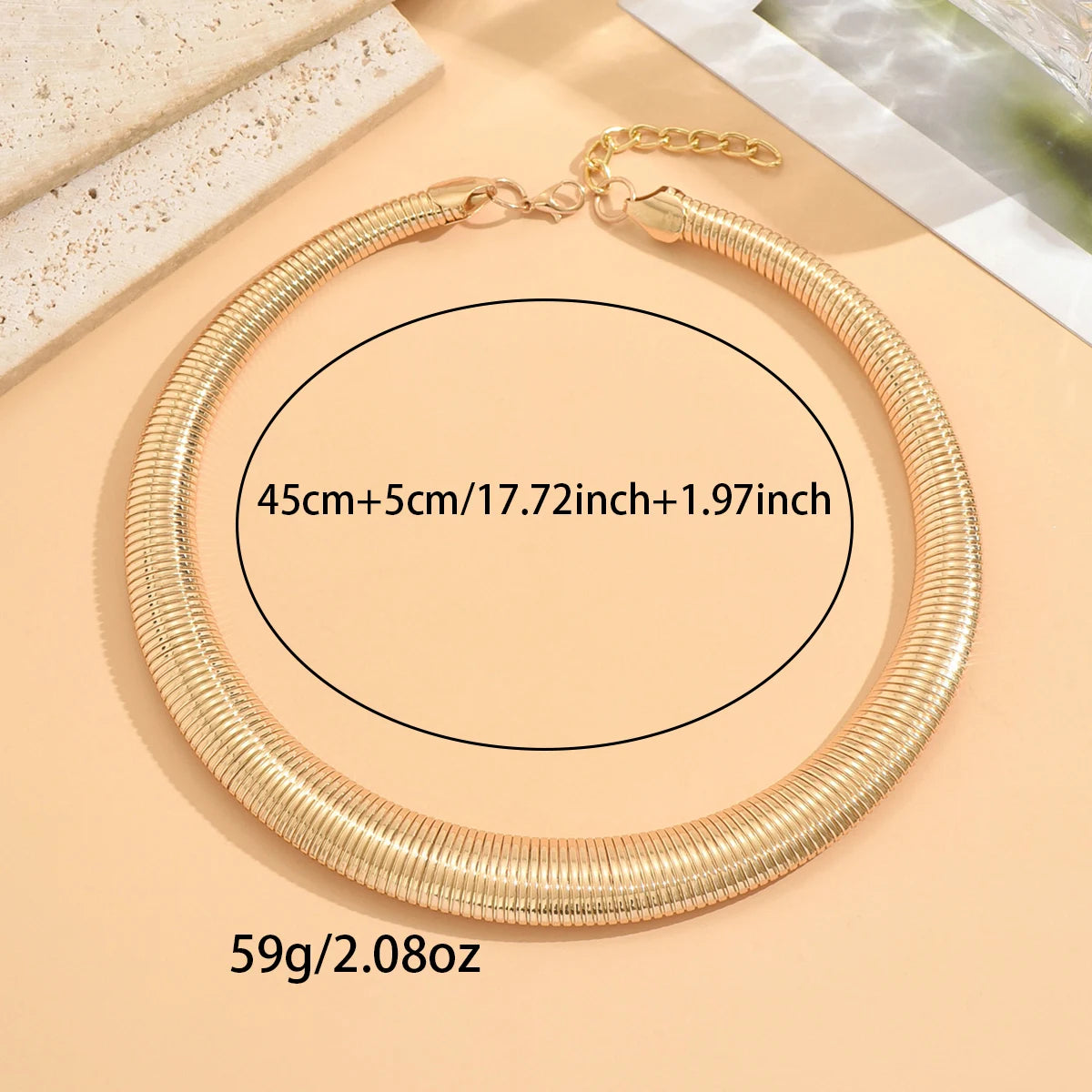 Collier Torque Épais – Acier Vintage