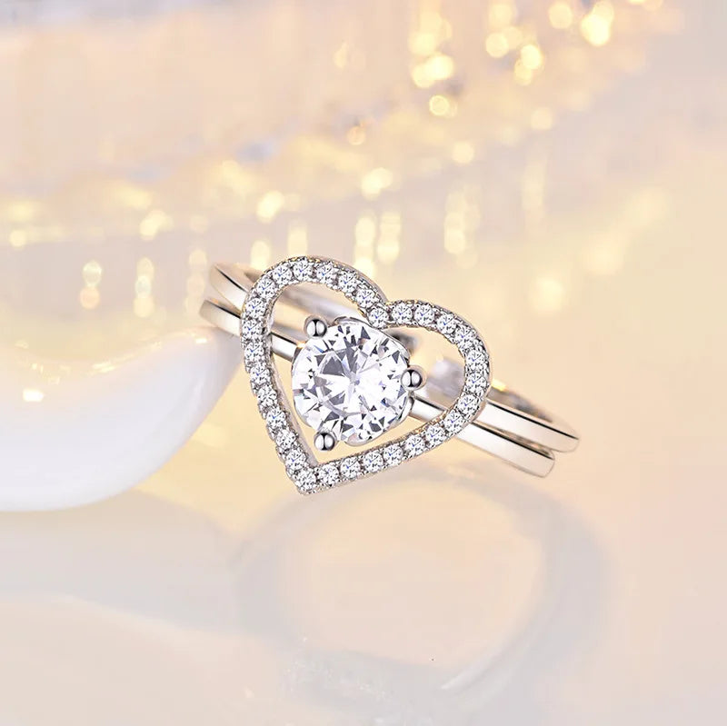 Bague Zircon Brillant – Argent 925