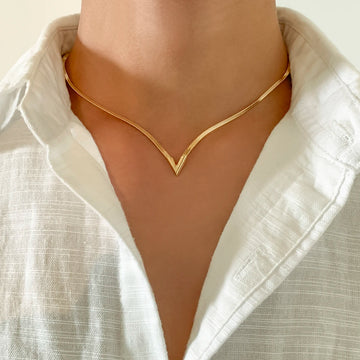 Collier Chaîne Serpent – Pendentif V