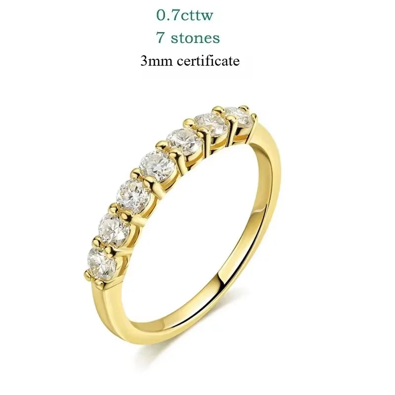 Bague Moissanite 0.7CT – Argent 925
