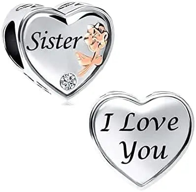 Charm Avion & Passeport en Zircon Rose – Argent 925