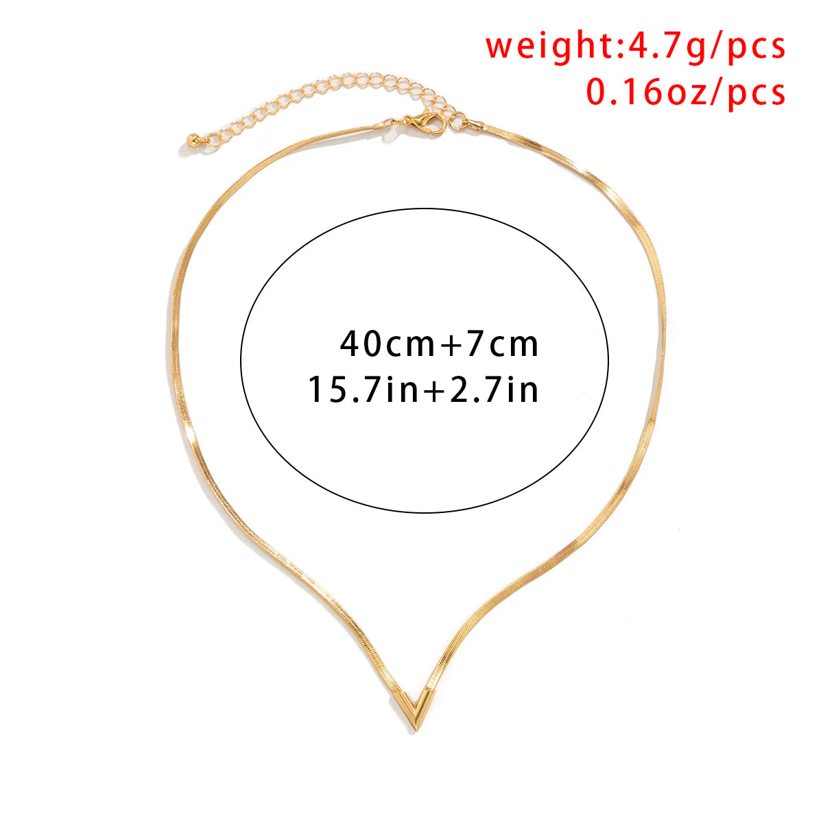 Collier Chaîne Serpent – Pendentif V