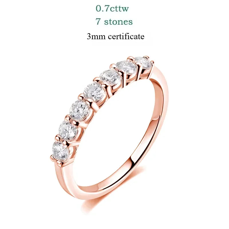 Bague Moissanite 0.7CT – Argent 925