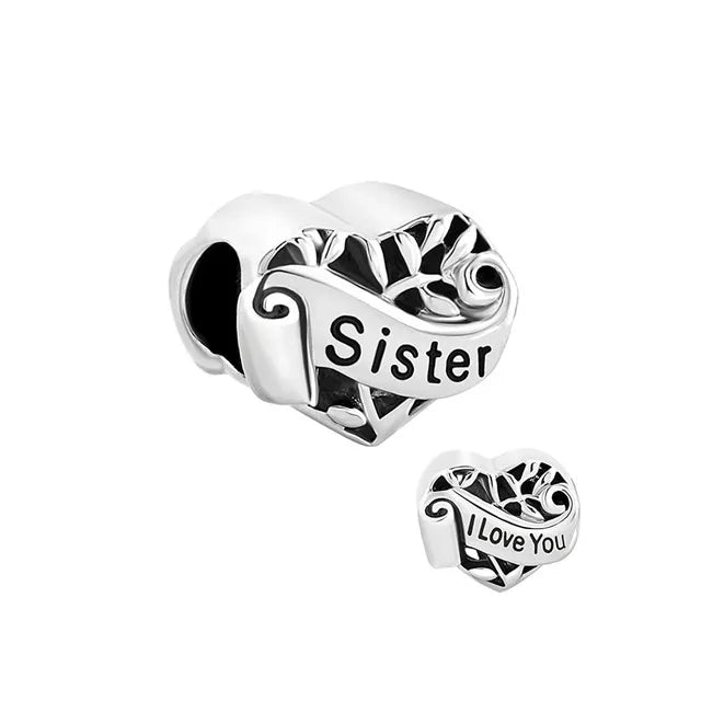 Charm Avion & Passeport en Zircon Rose – Argent 925