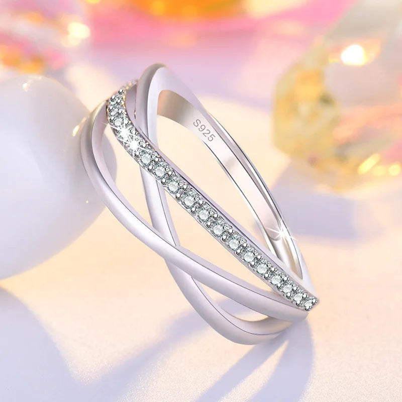 Bague Zircon Brillant – Argent 925