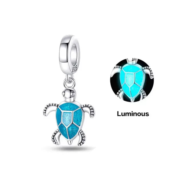 Charm Avion & Passeport en Zircon Rose – Argent 925