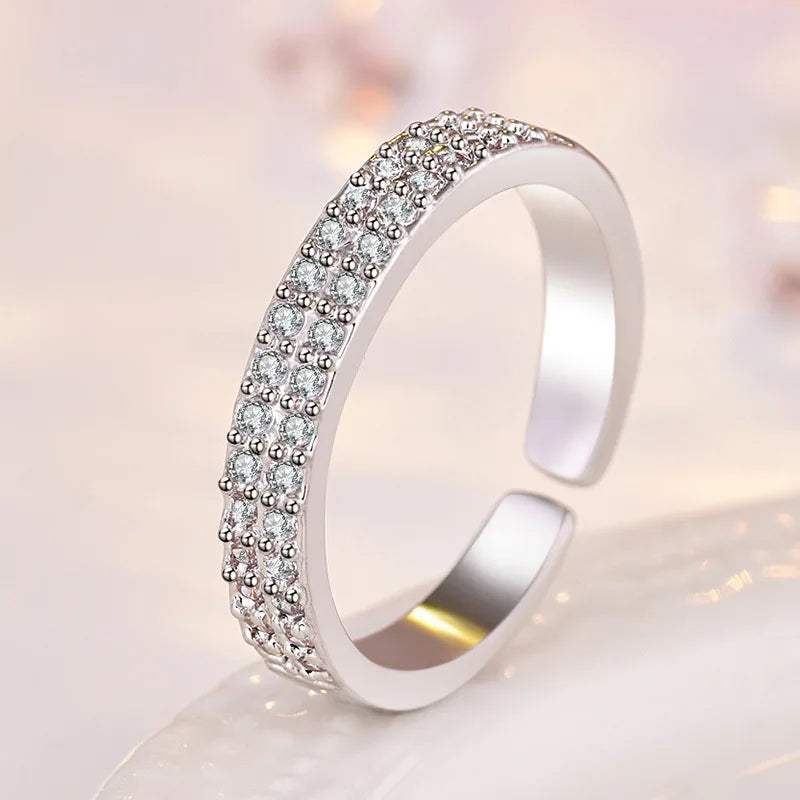 Bague Zircon Brillant – Argent 925
