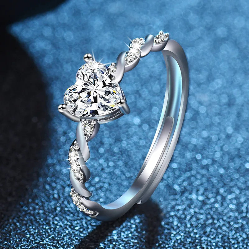 Bague Zircon Brillant – Argent 925