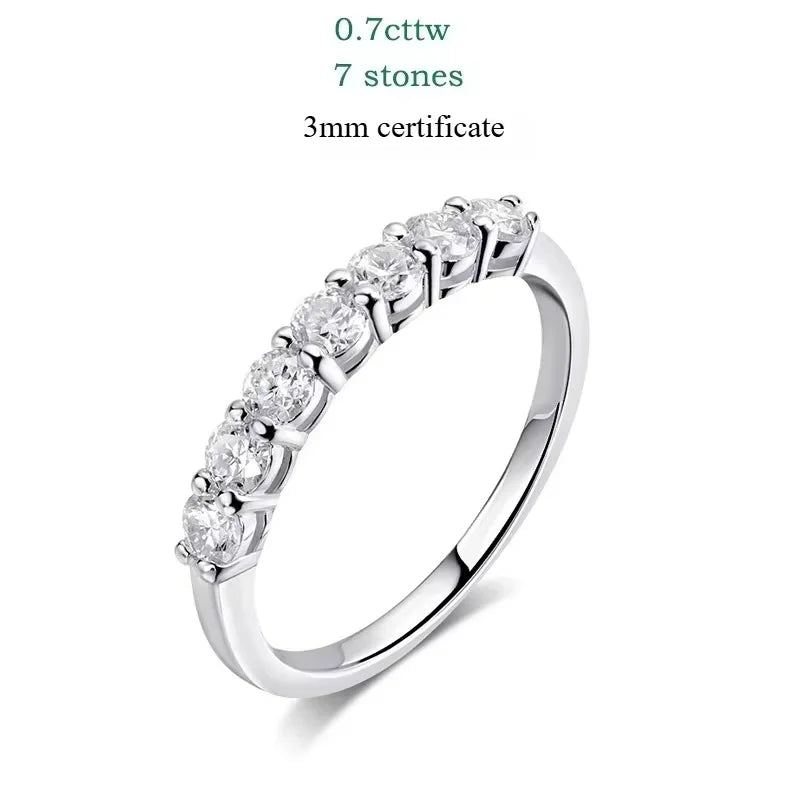 Bague Moissanite 0.7CT – Argent 925