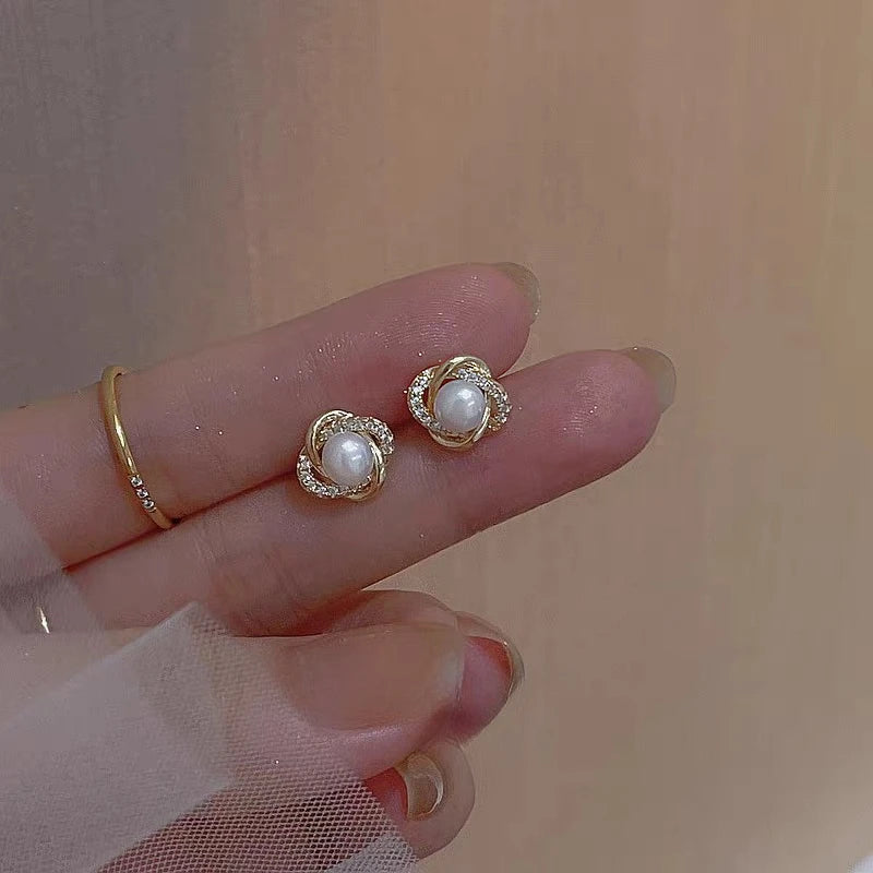 Boucles d’Oreilles Perle – Argent 925 Élégant