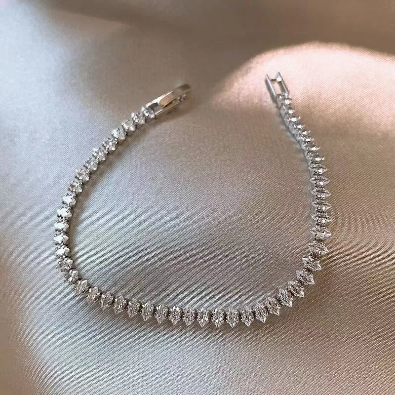 Bracelet Cristal Géométrique – Style Luxe
