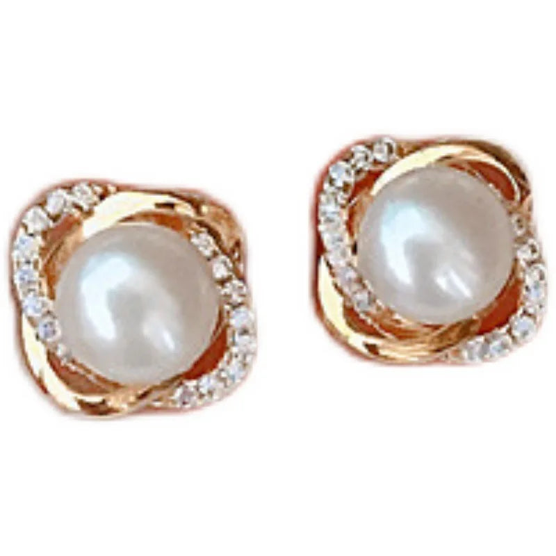 Boucles d’Oreilles Perle – Argent 925 Élégant